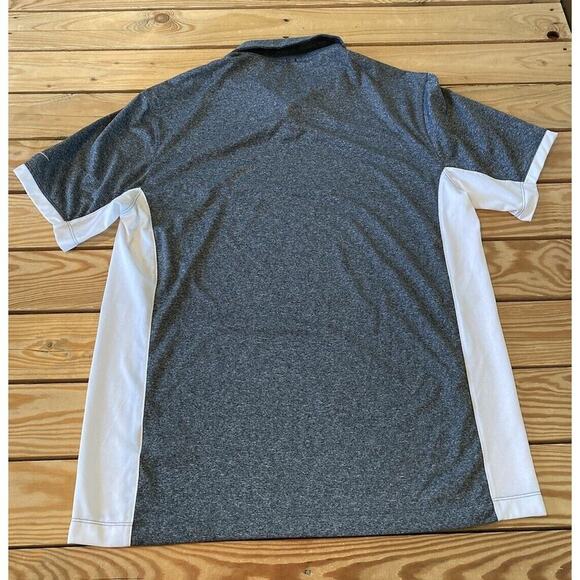 Nike Golf Polo Shirt Size Medium Men’s Gray Short Sleeve - Picture 2 of 7